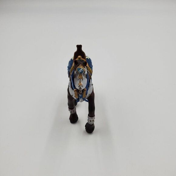 Papo War Horse Figure Blue 5" 2006 - Picture 2 of 7